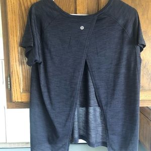Lululemon open back tee